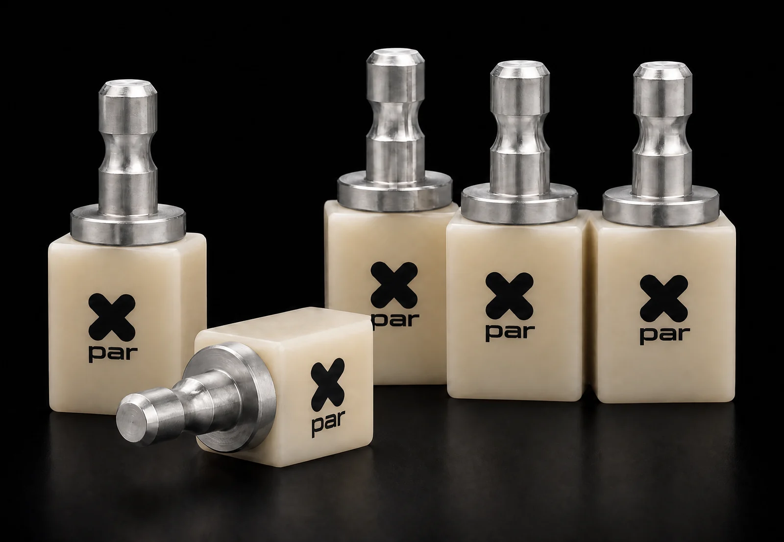 X par feldspathic blocks on mandrels