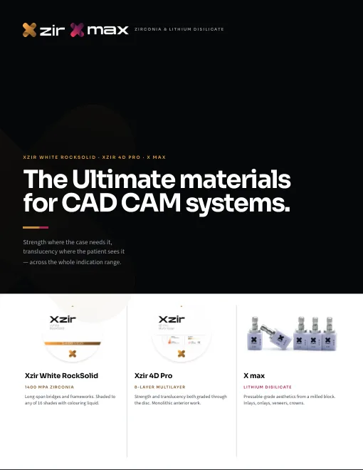 Xzir & X max brochure — cover